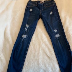 Abercrombie pull on denim leggings